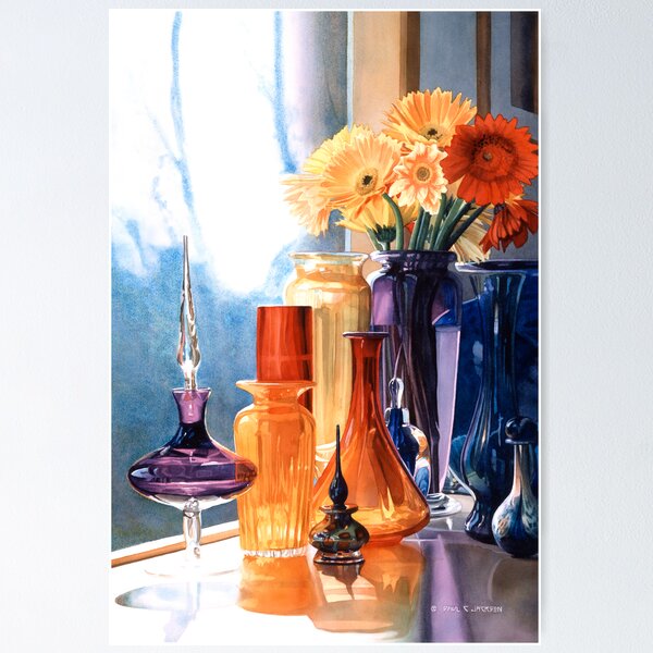 "Jewels of the Czar" Art Glass Watercolor Poster