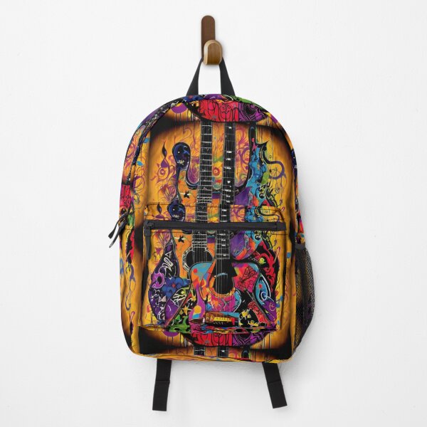 Item preview, Colorful Musical Instruments Graffiti designed and sold by TheDarkWardrobe.