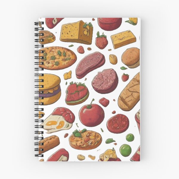 Item preview, Charming Food Pattern: Delicious and Fun Design designed and sold by CanvasWhimsy.