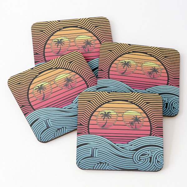 Item preview, Sea and sun with sunglasses, sunset designed and sold by YoungMind95.