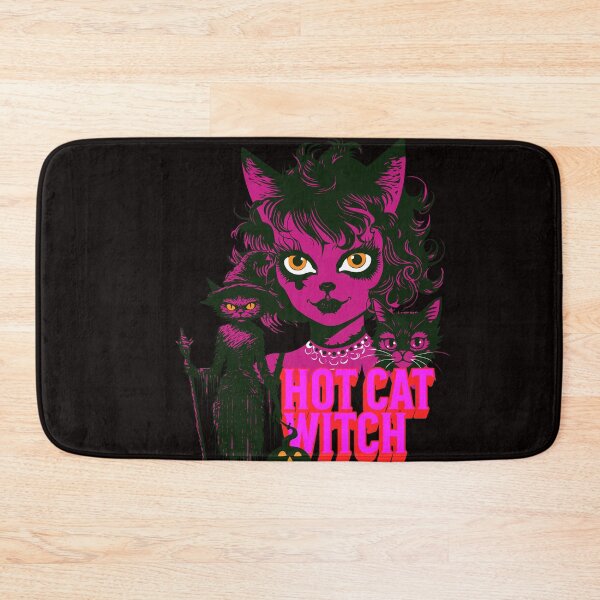 Item preview, hot cat with halloween design pink designed and sold by Jessica  art.