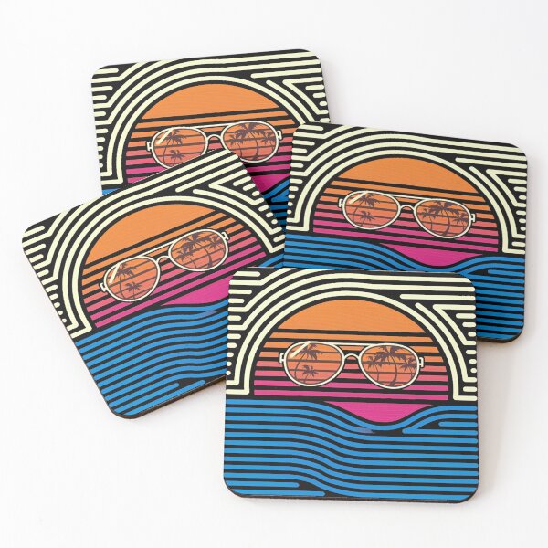 Item preview, Sea and sun with sunglasses, sunset designed and sold by YoungMind95.
