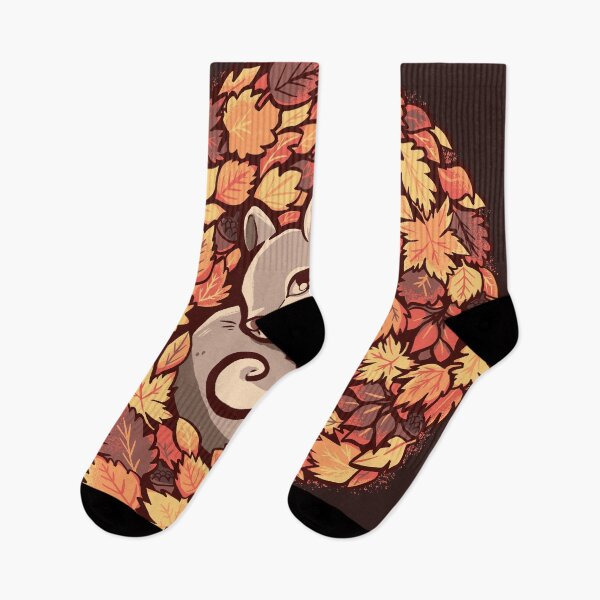 Item preview, Squirrel upon Autumn Leaves designed and sold by TechraNova.