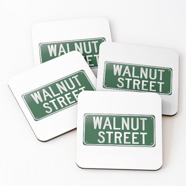 Item preview, Classic Walnut Street Sign designed and sold by magicalshops.
