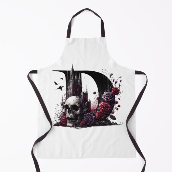 Item preview, Gothic Halloween Skull and Roses D designed and sold by CultDigHoriz.