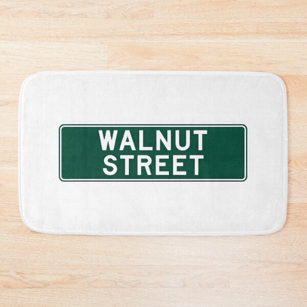 Item preview, Walnut Street Sign - Standard Urban and Residential Road Signage designed and sold by magicalshops.
