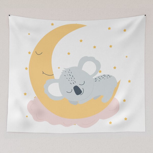 Item preview, Cute Koala sleeping on the moon designed and sold by KateArt26.