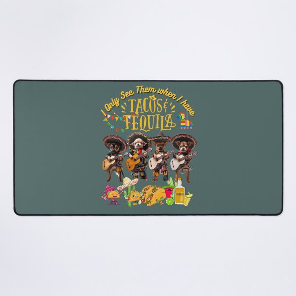 Item preview, TACOS &TEQUILA AND TINY MARIACHI BAND InMy HEAD designed and sold by NikoDeeko.