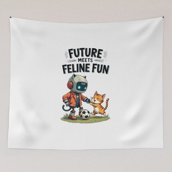 Item preview, Future Meets Feline Fun designed and sold by Dazzle-Sizzle.