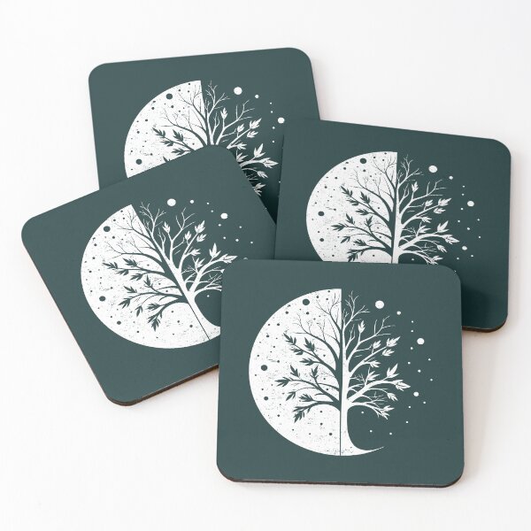 Item preview, Nature Tree Leaves Snow Sky designed and sold by popanato.