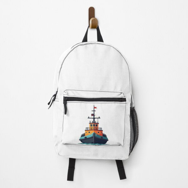 Item preview, Tugboat Print Minimalist Wall Art for Kids designed and sold by ArtfullyRooted.