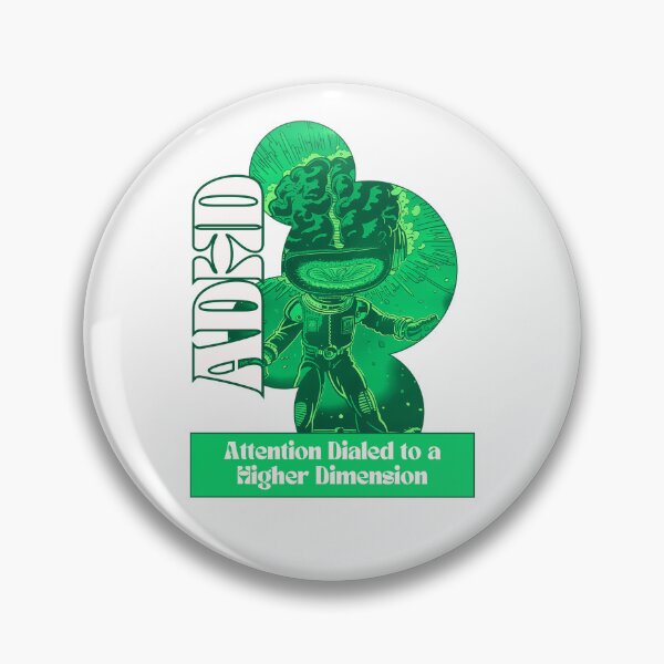 Item preview, ADHD: Attention Dialed to a Higher Dimension designed and sold by MentatDesign.