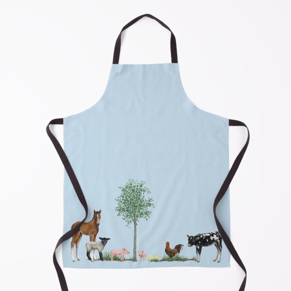 Item preview, Baby farm animals around a baby tree. designed and sold by claireseyeview.