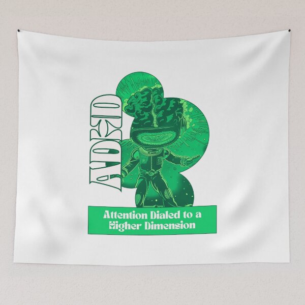 Item preview, ADHD: Attention Dialed to a Higher Dimension designed and sold by MentatDesign.