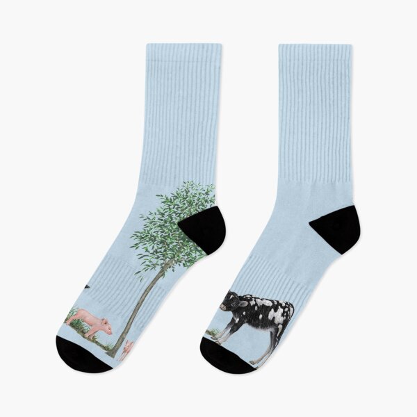 Item preview, Baby farm animals around a baby tree. designed and sold by claireseyeview.
