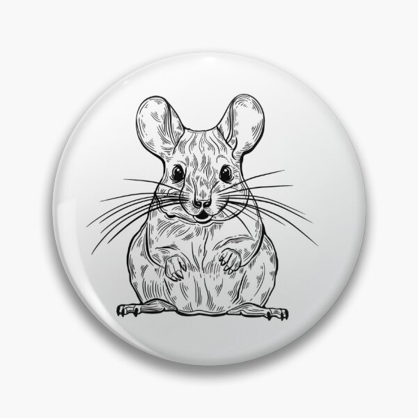 Item preview, Chinchilla line art. Cool shirt design. Pet Chinchilla designed and sold by KateArt26.
