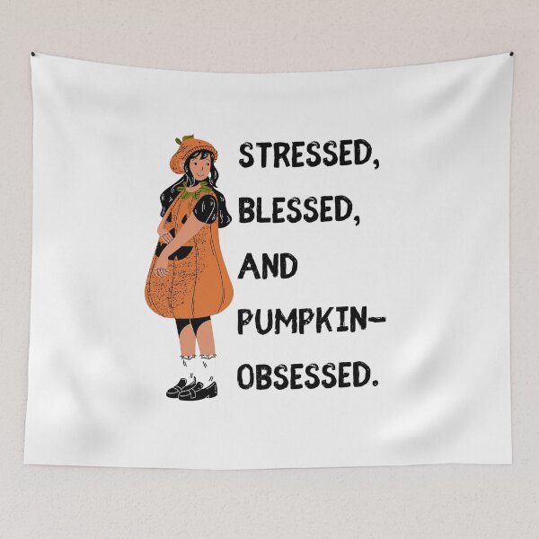 Item preview, Pumpkin Girl Wall Art | Spooky Season & Harvest Season Print, Pumpkin-Obsessed Wall Art for Fall Season, Harvest Season Print designed and sold by LitzoyGlobeArt.