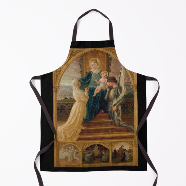 Item preview, Madonna and Child Seated Between St. Genevieve and Joan Of Arc by Élisabeth Sonrel designed and sold by TeeARTHY.