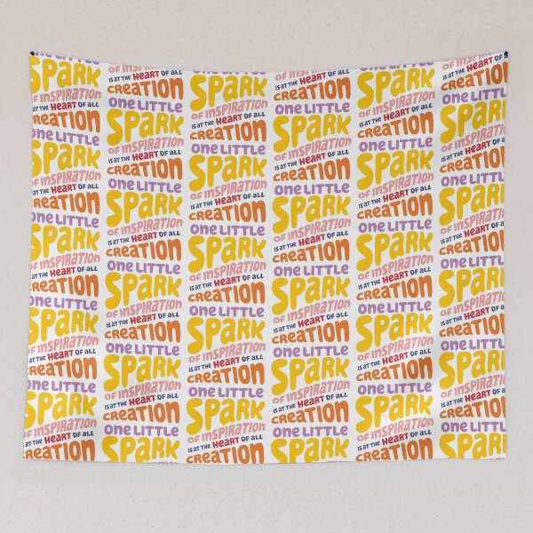 Item preview, One little Spark figment quote designed and sold by DoodlesByPeter.