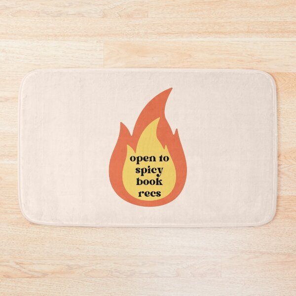 Item preview, Open to spicy book recs - flame designed and sold by Neadoodles.