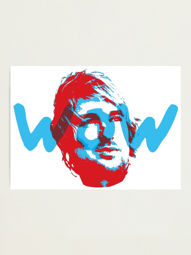Alternate view of Owen Wilson Says Wow - Red Photographic Print