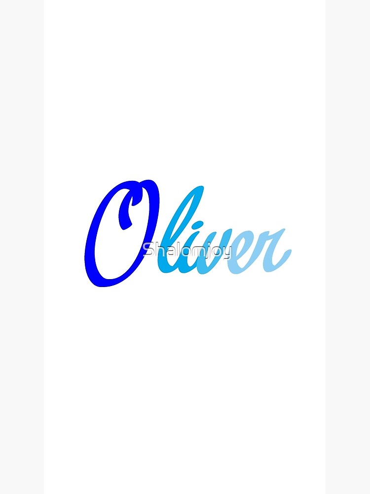 Oliver Poster for Sale by Shalomjoy