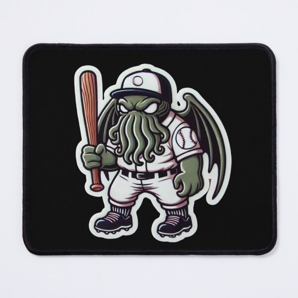 Item preview, Cthulhu Baseball Player designed and sold by PinUpPizzazz.