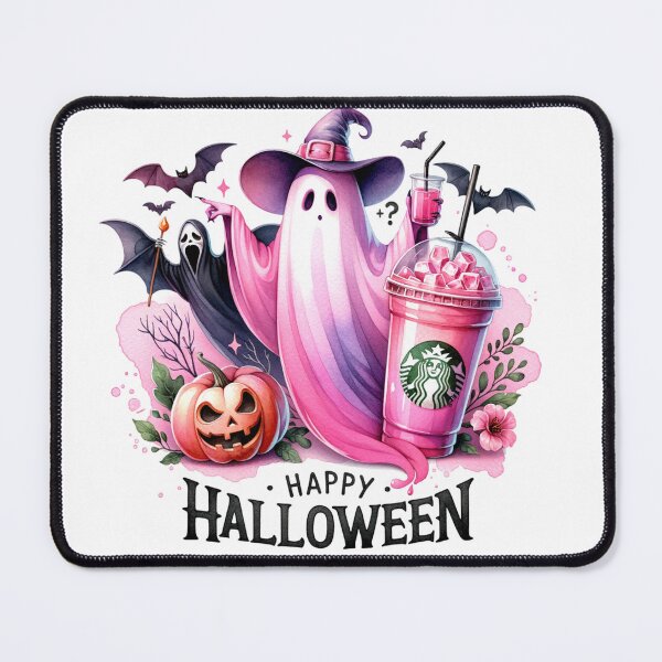 Item preview, Cute but Spooky Halloween ghost and bats sticker and more designed and sold by CRandRRstickers.