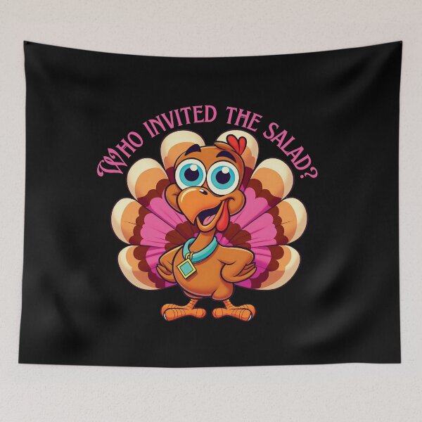 Item preview, Thanksgiving: Turkey’s Feast Fiasco; No Salad Allowed designed and sold by jglobal360.