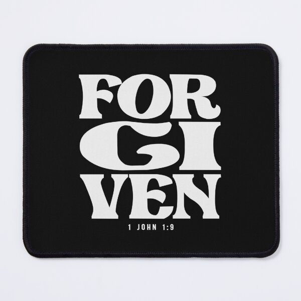 Item preview, Forgiven - 1 John 1:9 Bible Verse Christian designed and sold by cidolopez.