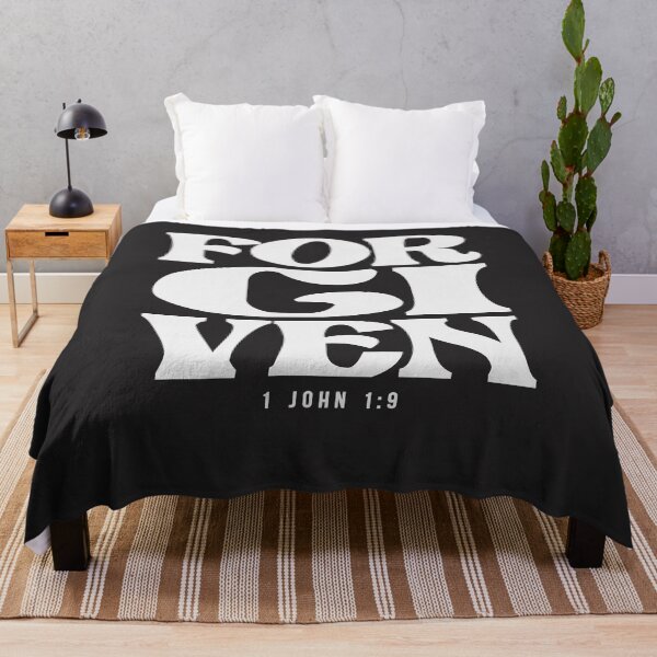 Item preview, Forgiven - 1 John 1:9 Bible Verse Christian designed and sold by cidolopez.