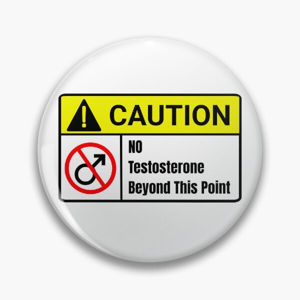 Item preview, No Testosterone Beyond This Point designed and sold by S4G Tees.