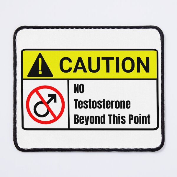 Item preview, No Testosterone Beyond This Point designed and sold by S4G Tees.