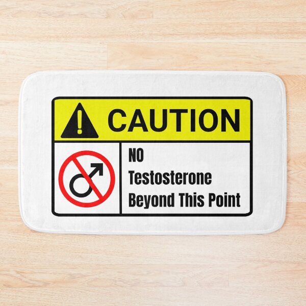 Item preview, No Testosterone Beyond This Point designed and sold by S4G Tees.