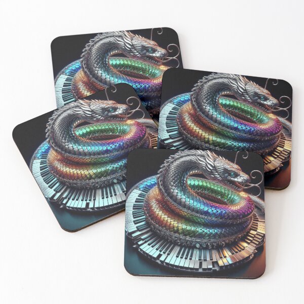 Item preview, Piano Coiled Snake Lizard Colorful designed and sold by jp80xx.