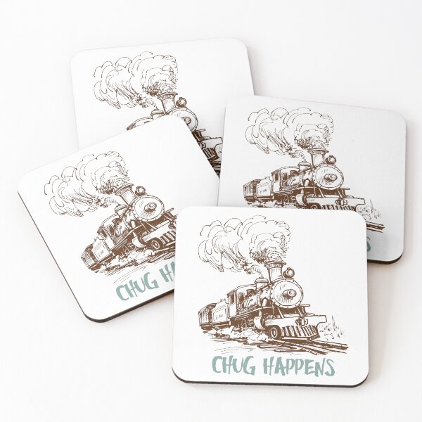 Item preview, Funny Model Train Enthusiast Saying Chug Happens designed and sold by whyitsme.