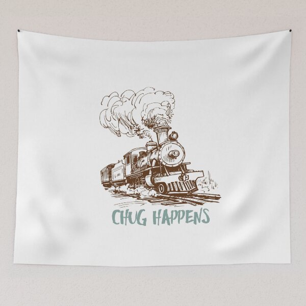 Item preview, Funny Model Train Enthusiast Saying Chug Happens designed and sold by whyitsme.
