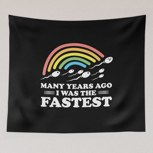 Item preview, Many Years Ago I Was the Fastest designed and sold by NQArtist.