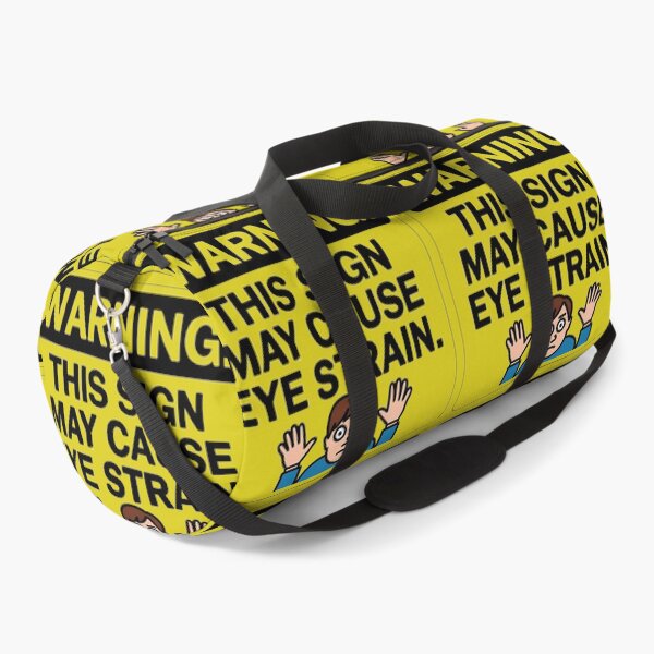 Item preview, High Eye Strain Alert: Humorous Warning Design designed and sold by magicalshops.