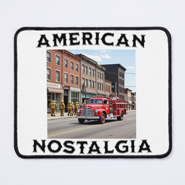 Item preview, American Nostalgia Vintage Firetruck T-Shirt designed and sold by soflomerc.