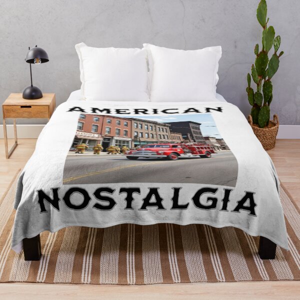 Item preview, American Nostalgia Vintage Firetruck T-Shirt designed and sold by soflomerc.