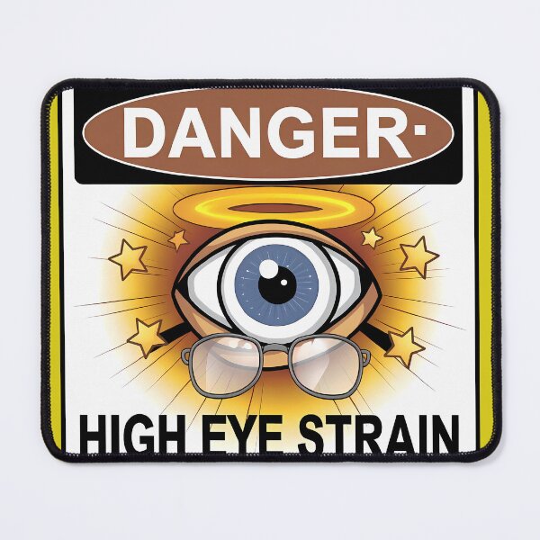Item preview, Warning: Eye Strain Ahead! Comical Design for Techies designed and sold by magicalshops.