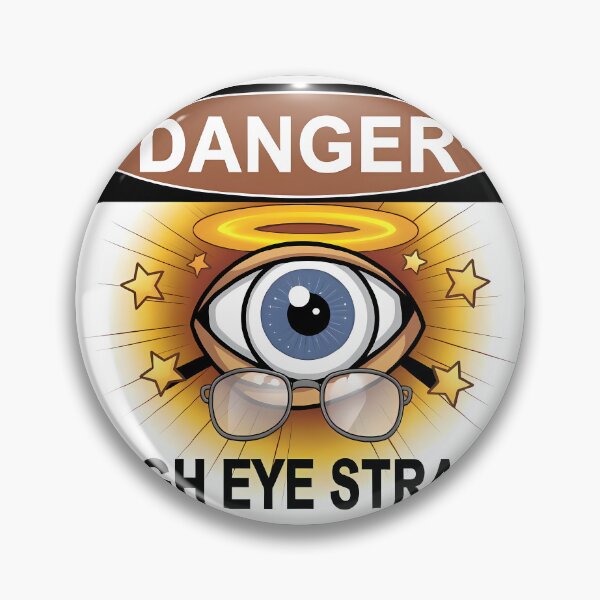 Item preview, Warning: Eye Strain Ahead! Comical Design for Techies designed and sold by magicalshops.