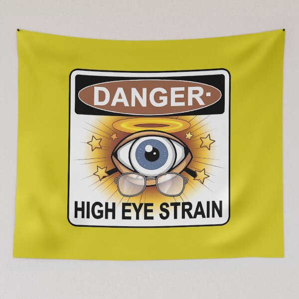 Item preview, Warning: Eye Strain Ahead! Comical Design for Techies designed and sold by magicalshops.