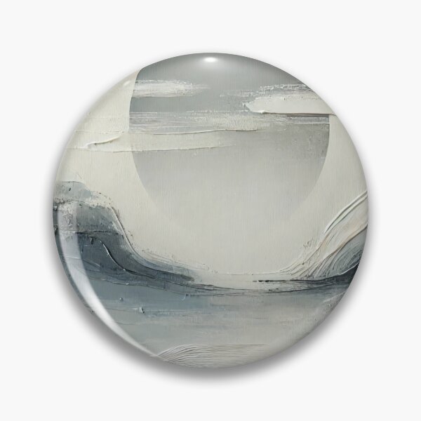 Item preview, Serene Abstract Zen Art with Subtle Palette Knife Strokes designed and sold by SakuraJapanArt.