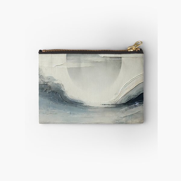 Item preview, Serene Abstract Zen Art with Subtle Palette Knife Strokes designed and sold by SakuraJapanArt.