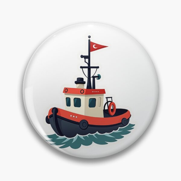Item preview, Tugboat Poster designed and sold by ArtfullyRooted.