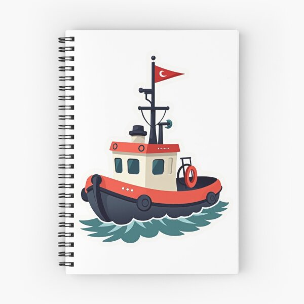 Item preview, Tugboat Poster designed and sold by ArtfullyRooted.