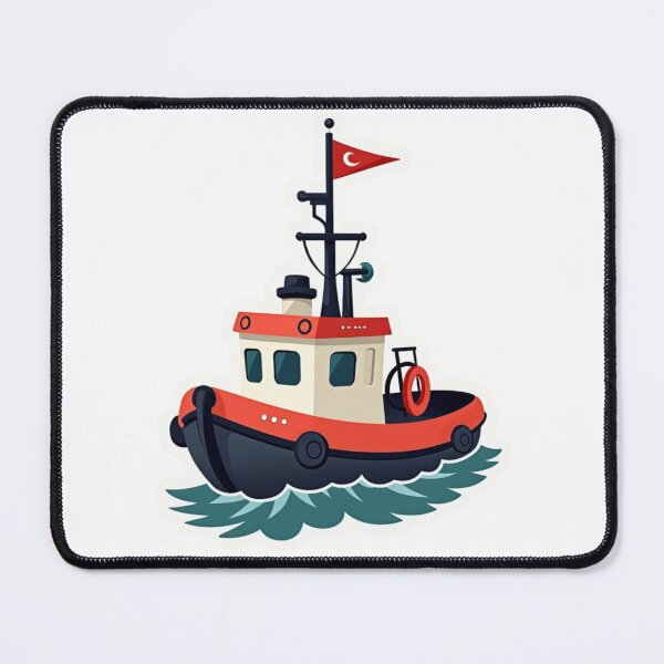 Item preview, Tugboat Poster designed and sold by ArtfullyRooted.