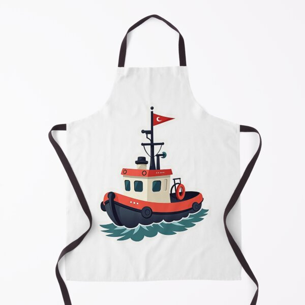 Item preview, Tugboat Poster designed and sold by ArtfullyRooted.